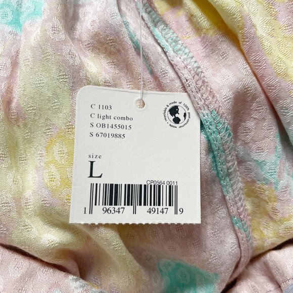 NEW Free People Light Combo Wisteria Floral Open Back Sleeveless Maxi Dress - Picture 8 of 9